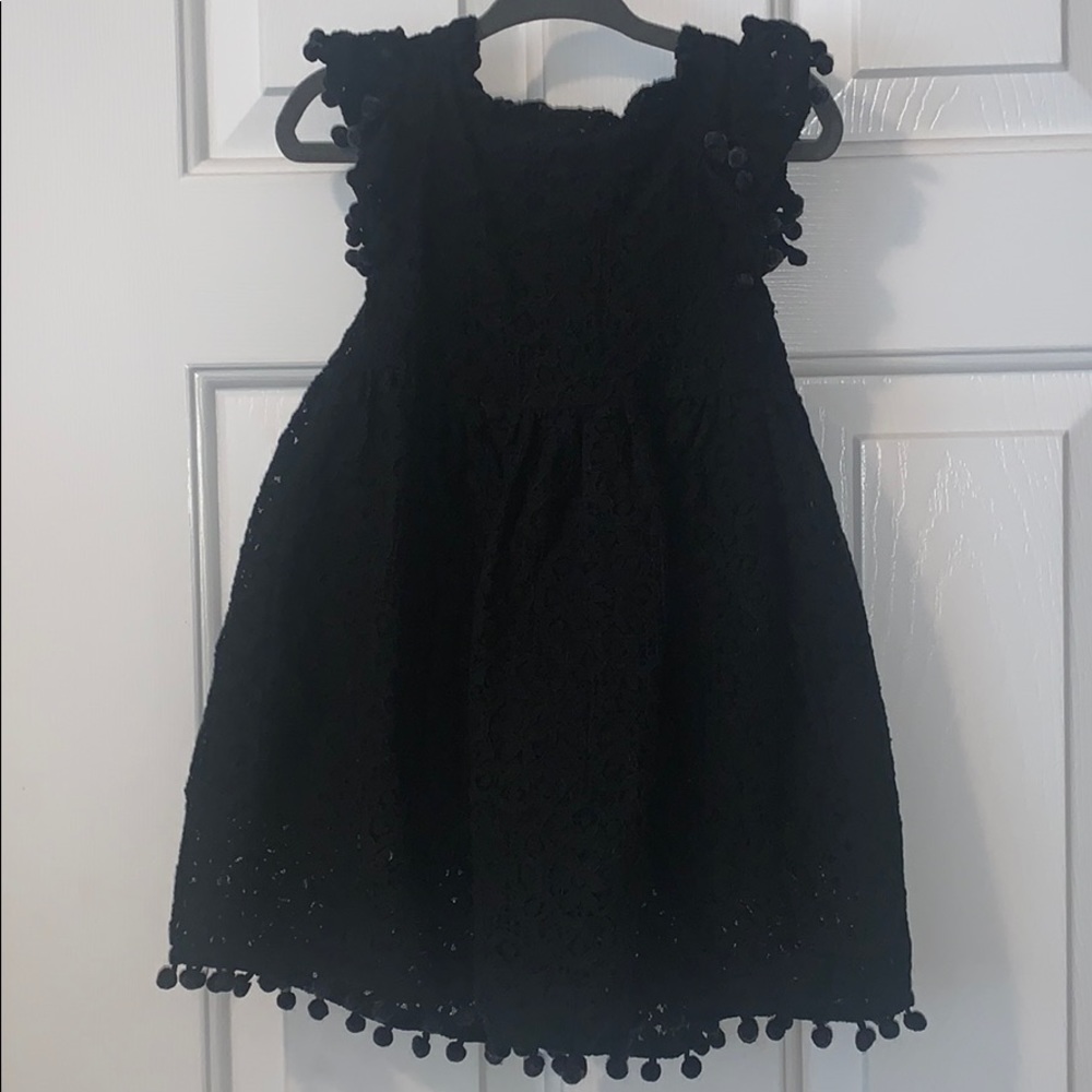 Toddler Black Lace Dress
